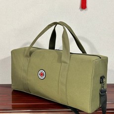 帆布手提旅行包 戶外行李袋, 1個, 綠色8088,小號8088 不可套拉桿