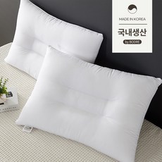 국내 제작 두줄경추 베개솜 40X60 2장 마이크로화이바 소재, 단품