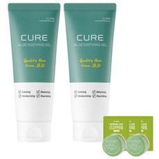 KIMJEONGMOON-ALOE CURE 蘆薈舒緩凝膠2件組 附試用包, 1組, 300ml