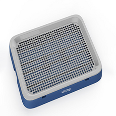 Bswan Black Swan Companion Pet 優質貓砂板 通用型和有蓋型, 常規大號藍色