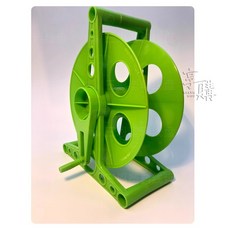 下殺 卷線盤 繞線盤 收線器 收線輪 卷線器 收線神器 盤線器 手搖纏線器 卷繩器 收線架, 1個, 塑簡易款手搖收線器