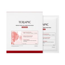 테라픽 리페어 PDRN 콜라겐 수면 마스크팩 하이드로겔 마스크 물광 미백 주름 개선 탄력 케어 5회분, 1개, 150g