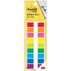 쓰리엠 포스트잇 플래그 분류용 필름 9색견출 683-9KN, 1개입, 4개