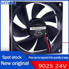 9025 24V 9CM/cm 이중 볼 변환기 대형 공기 냉각 팬