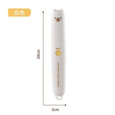 多功能水果刀 家用不銹鋼 便攜式廚房水果切菜刀 二合一刮皮器, 白色, 1個