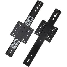 2개 이단 은폐형 텔레비전 캐비닛용 볼 베어링 슬라이드 레일 내하중 강화 측면 장착식 서랍 조용하고 부드러운 슬라이드 설