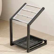 九宮格鐵藝雨傘架 (平面/斜面/台灣製), 1個, 銀色