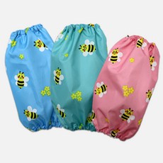 핸드메이드 아동용 방수 팔토시-꿀벌 체험 어린이집 유치원 준비물 요리 미술 토시, 아동용 방수 팔토시_03.꿀벌 핑크