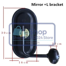 프리미엄 HD 굴삭기 후방 거울 (SANY HITACHI KOBELCO 용), 02 Mirror L bracket