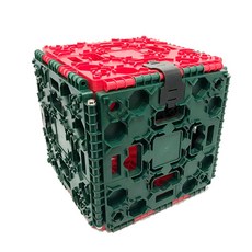 IDFR 多功能救車板 置物籃 汽車輪胎脫困板 刁車救援工具 綠紅配 1入, 救車板-紅綠款, 3302R/GN