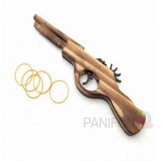 퍼니 고무줄 장난감건 장난감저격총 장난감권총 모형총, 1개