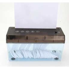 A4 문서 세단기 휴대용 USB 건전지 겸용 가정용 서류 택배송장 파쇄기 저소음 데스크형, 가정용 문서 세단기