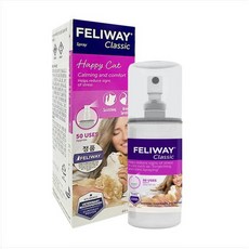 펠리웨이 클래식 스타터 키트 & 리필 &스프레이 고양이 스트레스 완화 진정 훈증기, 1개, 60ml