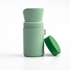 英國Whizzer 隨行小便壺(小) 贈掛繩和防水袋 共8款可選 兒童外出尿壺 不怕塞車尿急或骯髒公廁 戶外活動必備, 鼠尾草綠