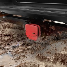 차량 장식 자동차 견인바 보호캡 리시버, 1개, 레드낱개