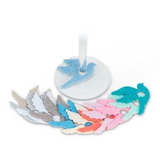 ECLATIS Abbott COLLECTION 컬렉션 27-Tipsy 도브 와인 참. 12개 세트 모듬 304773