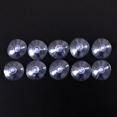 [1+1] 걸이형 압축 큐방 2.5cm (10개입) 걸이 흡착판 다용도 고무 압착 고정 소품 용품 DIY, 압축큐방, 10개