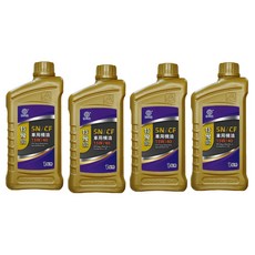 CPC國光牌 特優級SN/CF車用機油, 4罐, 15W-40, 1L