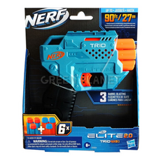 해즈브로 너프 너프건 엘리트 2.0 트리오, 혼합색상, 1개