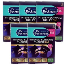 닥터베크만 블랙 전용 시트, 5개, 8매