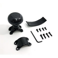 圓夢工廠 Fuso Canter 堅達 Fighter 貨卡 Super Great 方向盤陀螺 方向盤輔助 曼斗 轉彎, 碳纖紋, 1個