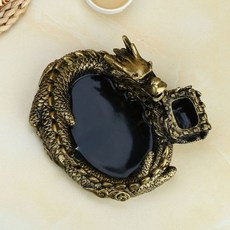 創意個性龍長城菸灰缸 復古中國風盤龍設計, 1個, 掃色款