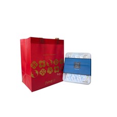 六月初一 8結蛋捲 芝麻口味 伴手禮首選 獨立包裝 酥脆涮嘴 精美提袋, 1套, 32支