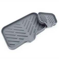 물결샵 실리콘 물빠짐 수세미 거치대 소 수세미보관 정리대 건조대, 1개