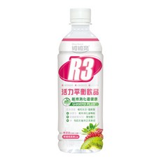 Glory Nutria維維樂 R3 PLUS活力平衡飲品 幼兒電解水 迅速吸收 恢復體力, 1個, 草莓奇異果 500ml / 瓶