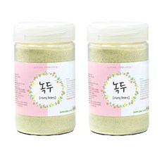 숲으로허브 천연곡물팩 녹두가루 통 140g, 1개입, 2개