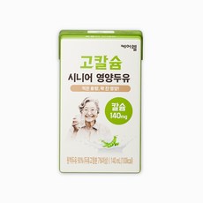 케어웰 고칼슘 시니어 영양두유, 140ml, 60개