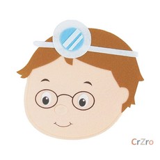 청양 의사 역할놀이 머리띠 병원놀이 소품 의사놀이 파티 코스튬 1개입 직업