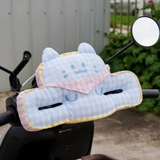 卡通電動車嬰兒防碰頭枕｜寶寶座椅保護墊, 喵藍格, 1個