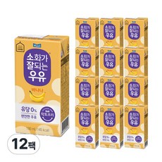 소화가잘되는우유 바나나, 190ml, 12개
