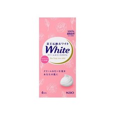 카오 KAO 비누 화이트 아로마틱 로즈의 향기 보통 사이즈 6코박스 고형 핸드케어 스킨케어ㅡ231011, 확인했습니다, 1