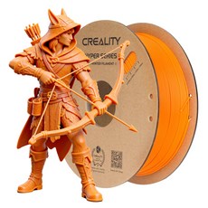Creality 크리알리티 Hyper PLA 필라멘트 고속 프린팅 3D 프린터 고속 필라멘트 1KG, Hyper PLA 주황색