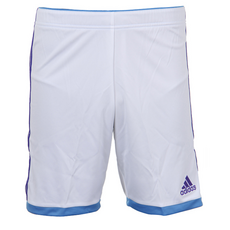 아디다스 주니어 퓨어화이트 블루엣지 축구 유니폼 반바지 쇼트