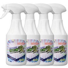 한번애 벽지 욕실 화장실 천장 실리콘 뿌리는 곰팡이제거제, 500ml, 4개