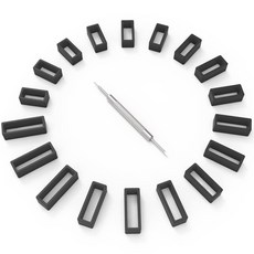 Wellfit 시계 밴드 루프 스프링 바 도구가 있는 시계 밴드 링 18개