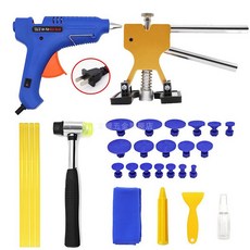 자동차 덴트도구 판금 복원 흡착식 수리툴 우박 피해수리, 1개, 흡착 소형 홈 세트 (220V 가정용 글루건)