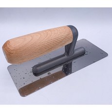 유럽미장 트로웰 흙손 전문가용 미장칼 양고대, 스몰(200x80mm), 1개
