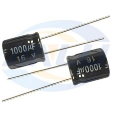 20pcs 16V1000uf 10x13mm 알루미늄 전해 커패시터 1000uf16v 16v 1000 미크로포맷