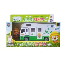 뽀로로 캠핑카 캠핑 미니카 풀백 메탈 자동차 버스 장난감, 1개