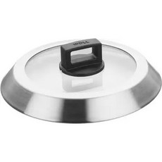 Woll邏輯鋼化安全玻璃鍋蓋 適用18/20/24/28/32cm鍋具 德國原裝進口, 1個, 玻璃鑄鐵鍋鍋蓋24公分（現貨