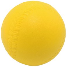 棒球-群 90mm 樂樂棒球專用高彈跳PU球 台灣製標準比賽練習用球 兒童軟式安全棒球, 黃色