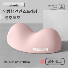 메모리 베개 목편한 성인용 시원한 목지지 케어, [경추 케어] - 프린세스핑크