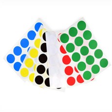 어반블루 원형스티커 300 지름25mm 7매 다꾸스티커, 청색