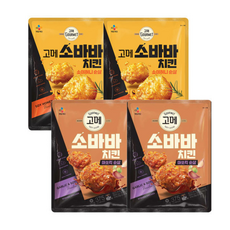 CJ 고메 소바바 소이허니순살 + 마쏘킥순살, 2개, 375g