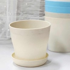 아트박스/와인앤쿡 파스텔 원형 플라스틱 화분세트
