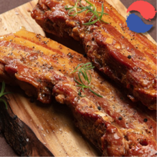 참나무로 훈연한 장작 바베큐 1등급 훈제 삼겹살 차박 캠핑 슬라이스 삼겹 숯불구이350g, 슬라이스 장작바베큐 350g 1팩, 350g, 1개